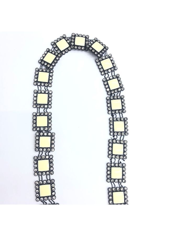 NIBEMINENT Square Shaped Trimming Lace Off White 19millimeter - Image 2