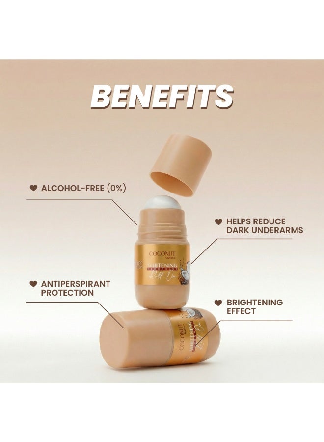 MOOD Coconut Whitening Deodorant Roll-On 50 ML - Image 3
