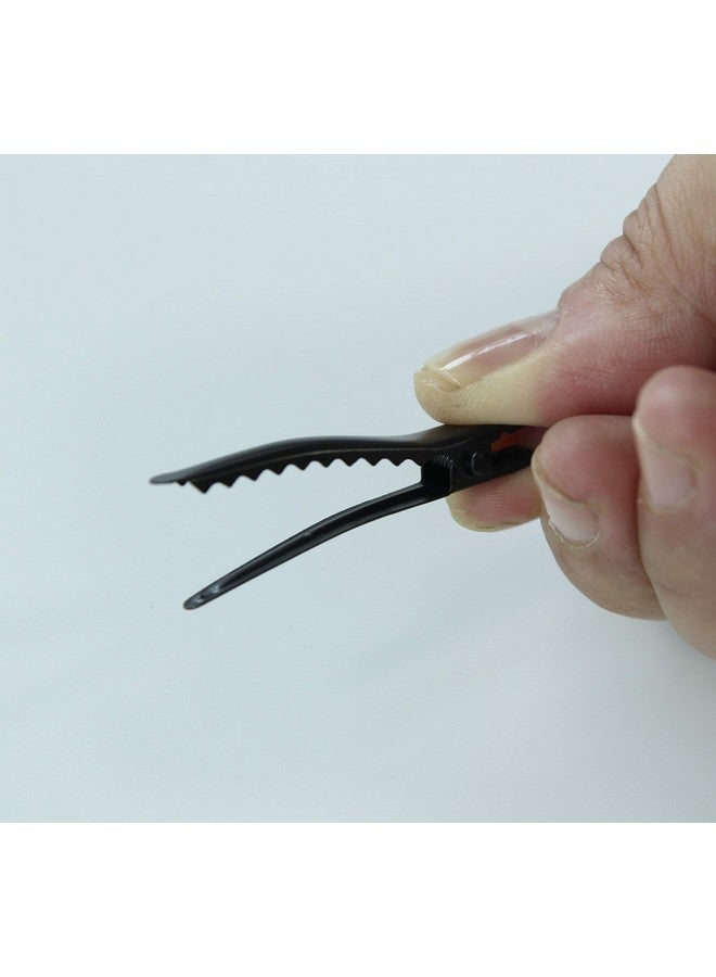 All In One Hair Clip For Diy (45Mm Black Single Prong Alligator Clip) - Image 3