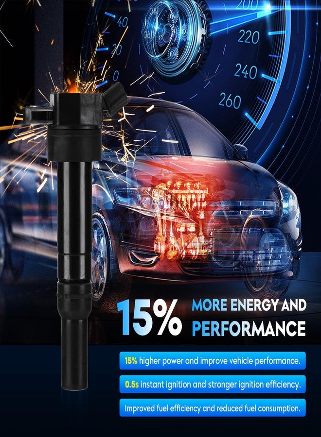 AEagle Ignition Coil Pack for Hyundai Elantra Coupe GT Tucson Kia Forte Koup Forte5 Soul 2L 1.8L 1.6L L4 2011 2012 2013 2014 2015 2016 2017 2018 2019 2020, UF-651, 27300-2E000 4pcs - Image 4