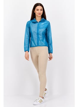 Brooks Women Sportswear Fit Training Jacket, Teal Blue  - Image 4