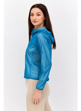 Brooks Women Sportswear Fit Training Jacket, Teal Blue  - Image 2