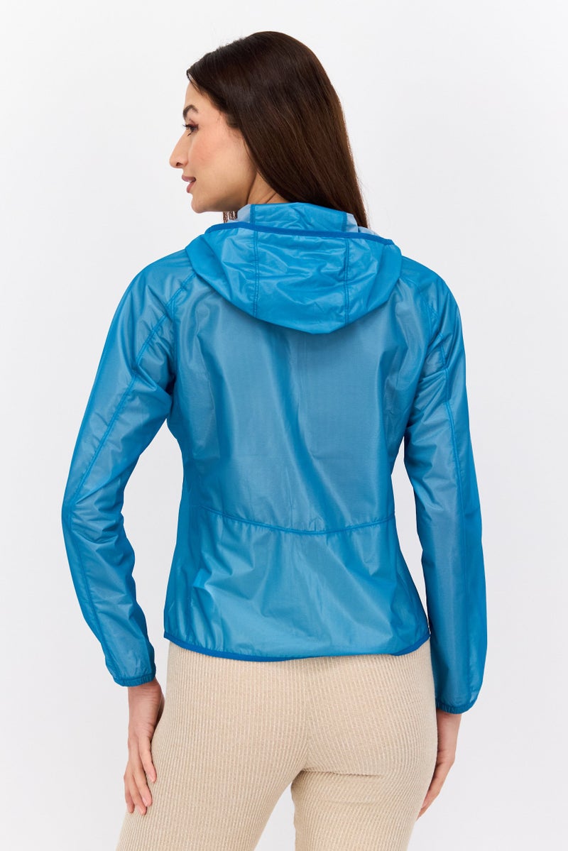 Brooks جاكيت تدريب رياضي للنساء، أزرق فيروزي - Image 3
