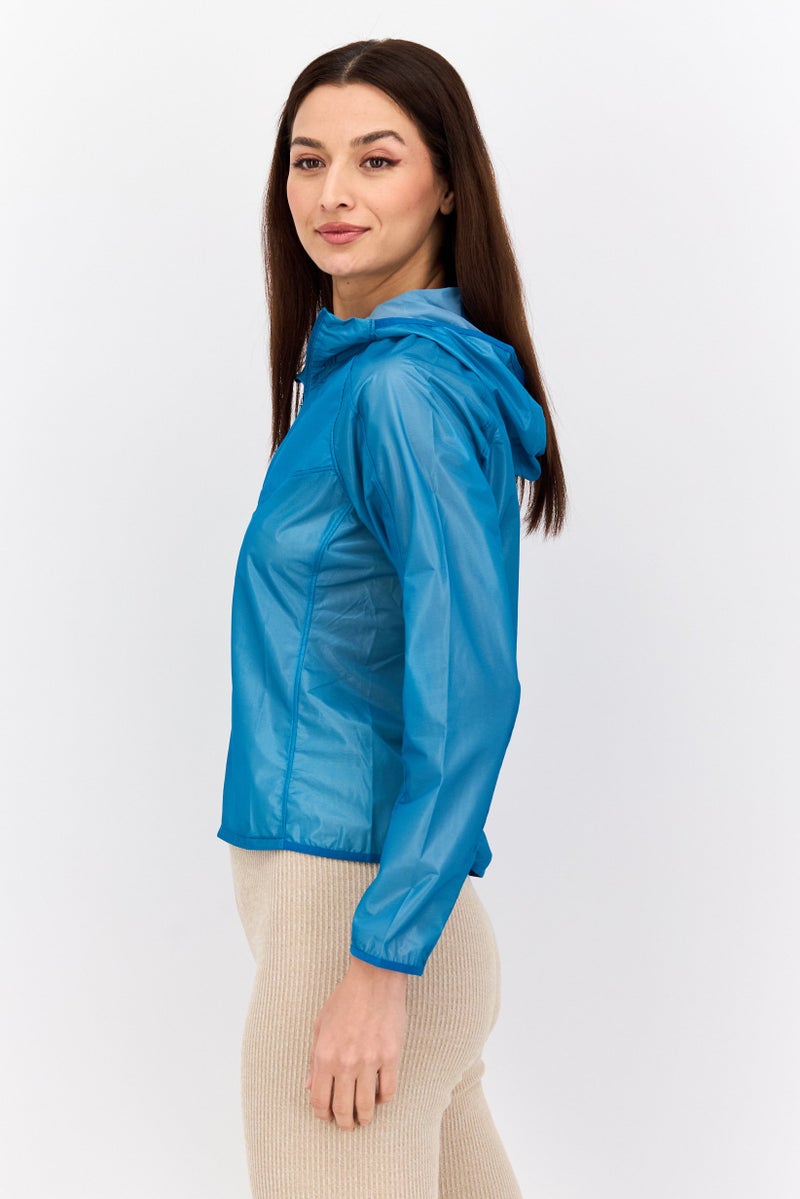 Brooks جاكيت تدريب رياضي للنساء، أزرق فيروزي - Image 2