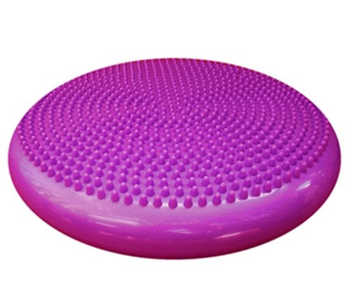 AppleRound Inflated Wobble Cushion with Hand Pump, Air Stability Board (Extra Thick), Core Balance Disc for Adults, Sensory Wiggle Seat for Kids, Flexible Seating for All Age, 13.5in / 34cm Diameter - Image 2