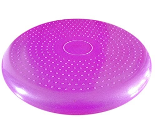 AppleRound Inflated Wobble Cushion with Hand Pump, Air Stability Board (Extra Thick), Core Balance Disc for Adults, Sensory Wiggle Seat for Kids, Flexible Seating for All Age, 13.5in / 34cm Diameter - Image 3