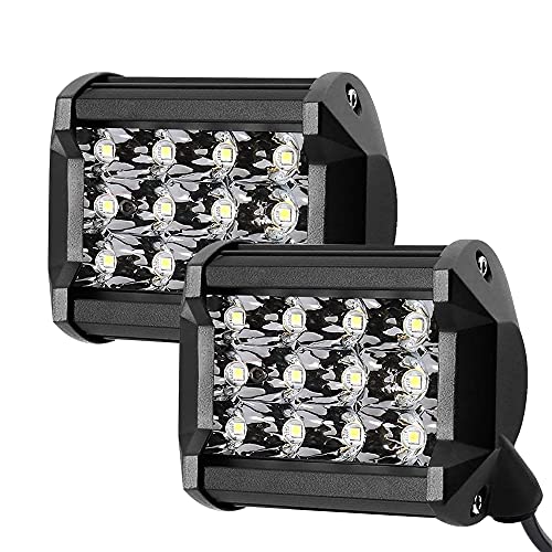 Auto Pearl 12 LED Bar Light Universal Bike Car Fog Light - Hi Power - SMD LED Bar Light for Off Roading Bikes Cars SUV ATV - Fitting for - Hero Xpulse 200S Set of 2 (48W) - Image 2