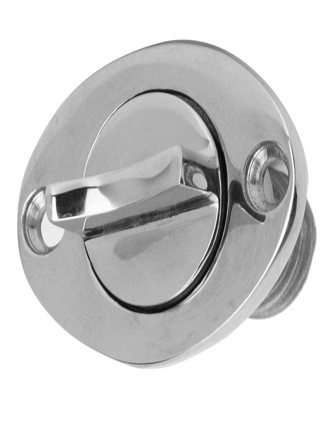 Hilitand Oval Garboard Drain Plug, 316 Stainless Steel Boat Plug Fits 1'' Hole, Thread for 3/4'' - Image 1