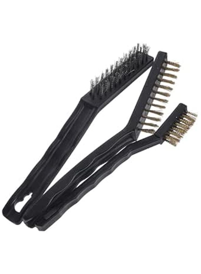 Brass Wire Brush For Tough Stains Automotive Kitchen Bathroom Crevice Cleaning - Image 1
