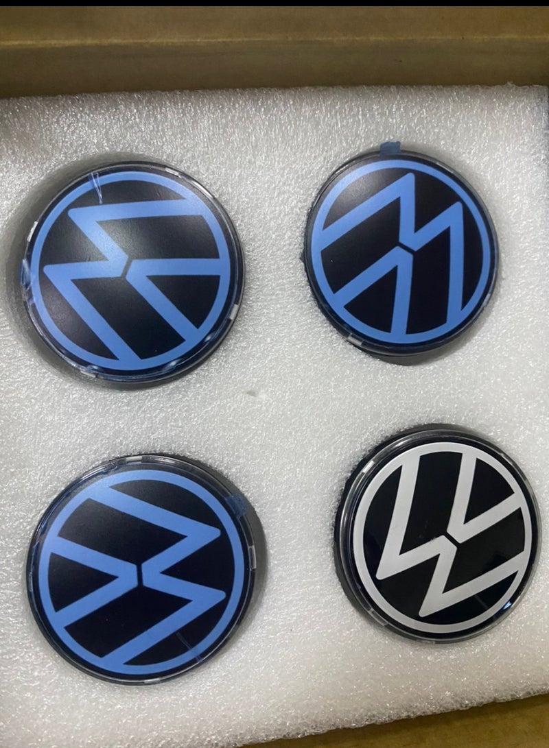 VW Dynamic Emblem Centre Caps for VW ID.3 ID.4 ID.6 - Image 1