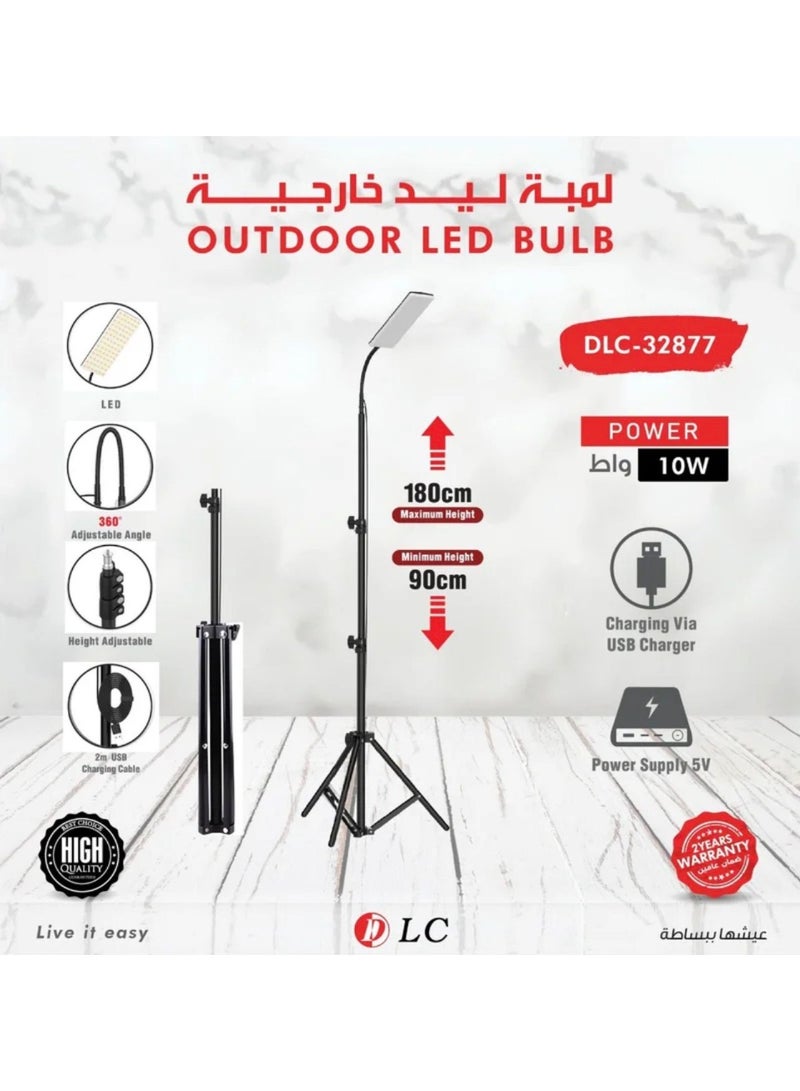 DLC-32877 LED Light with Tripod Stand multiple features make it ideal for use in the home, office, or studio. - Image 1