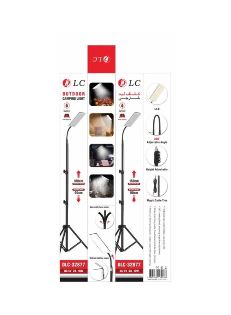 DLC-32877 LED Light with Tripod Stand multiple features make it ideal for use in the home, office, or studio. - Image 3