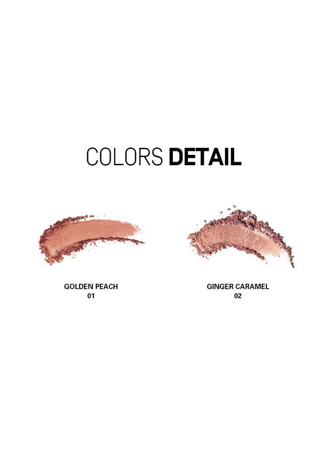 HEME - Dewy Cheek Color 02 Ginger Caramel 8G Clear Color And Gloss It Fits The Skin Perfectly - Image 1