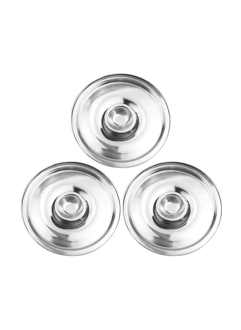 Stainless Steel Pot Cover, Heavy duty Stainless Steel ss Lid, Universal Lid Pots Pans Replacement Accessories, 6.3IN for Pan Lid Bowl Cover, 16cm  - Image 1