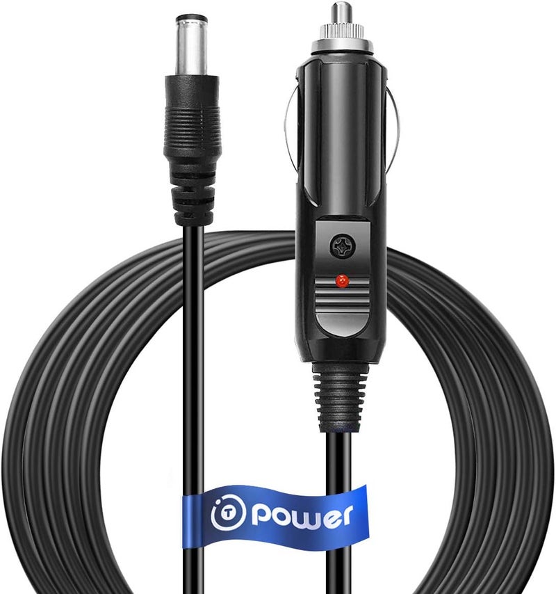 تي باور شاحن سيارة (9V ~ 12V) AC DC متوافق مع مشغل DVD محمول من سيلفانيا مقاس 7 و8 و9 و10 بوصة وإمداد ميني نتبوك سيلفانيا SYNET7WID - Image 1