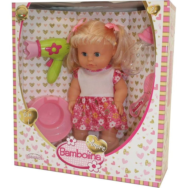 بامبولينا دمية بامبولينا أمور 30 ​​سم مع مجموعة هدايا شعر - BD1825 - Image 1