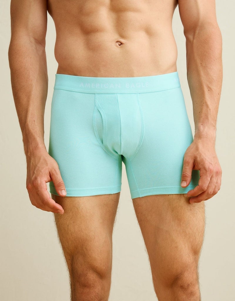 American Eagle AEO Heather 6" Classic Boxer Brief - Image 1