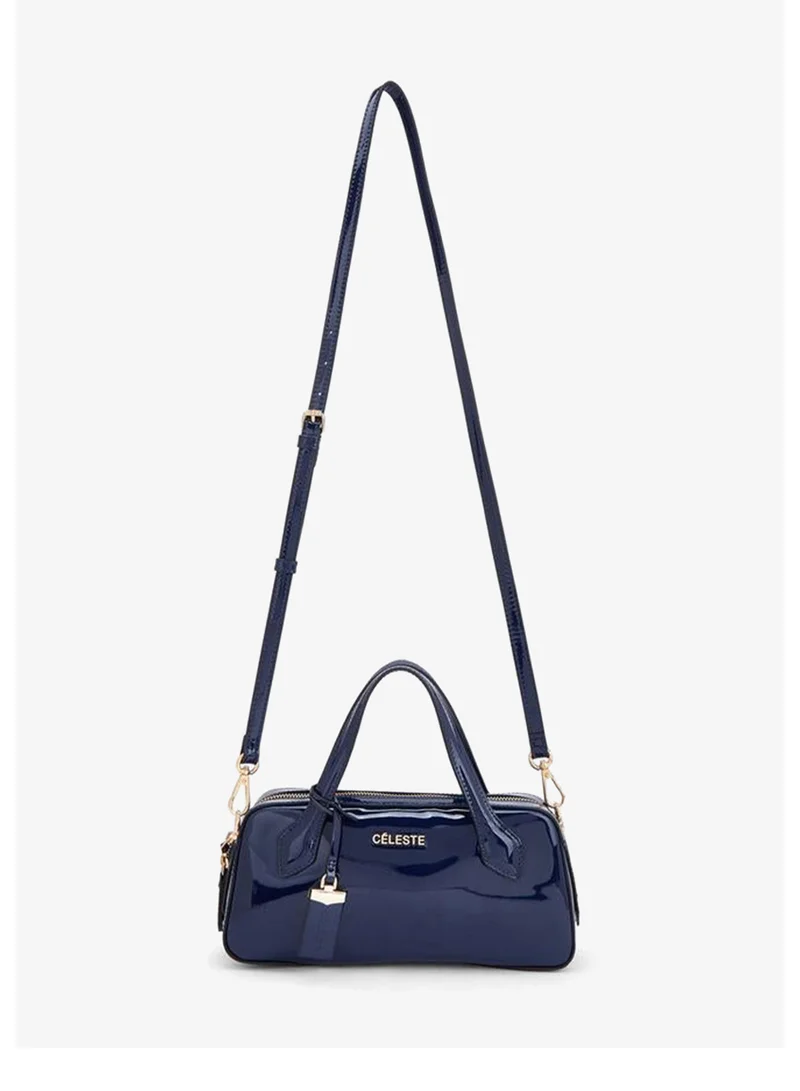 Celeste Solid Shoulder Bag With Detachable Strap