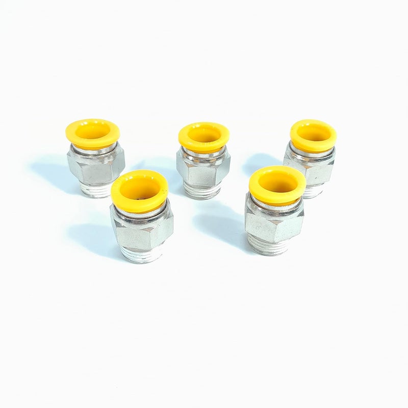 5pcs Pneumatic PU Male Connector 14 x 6mm 8mm 10mm 12 mm 14mm 14 x 8mm  - Image 2