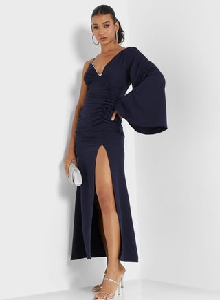 Asymmetric Sleeve Dress - pzsku/Z9325A34A4E249E26940AZ/45/1746747074/ec1b0a8a-f0ff-4ecb-9762-eefab21f3553