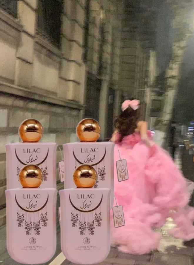 الفخر 4 قطع عطر ليلاك 100مل - Image 1