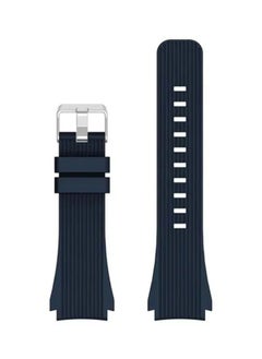 Rabos Replacement Silicone Watch Bracelet For Samsung Galaxy Watch SM-R800 SM-R805,Large 46millimeter Dark Blue 