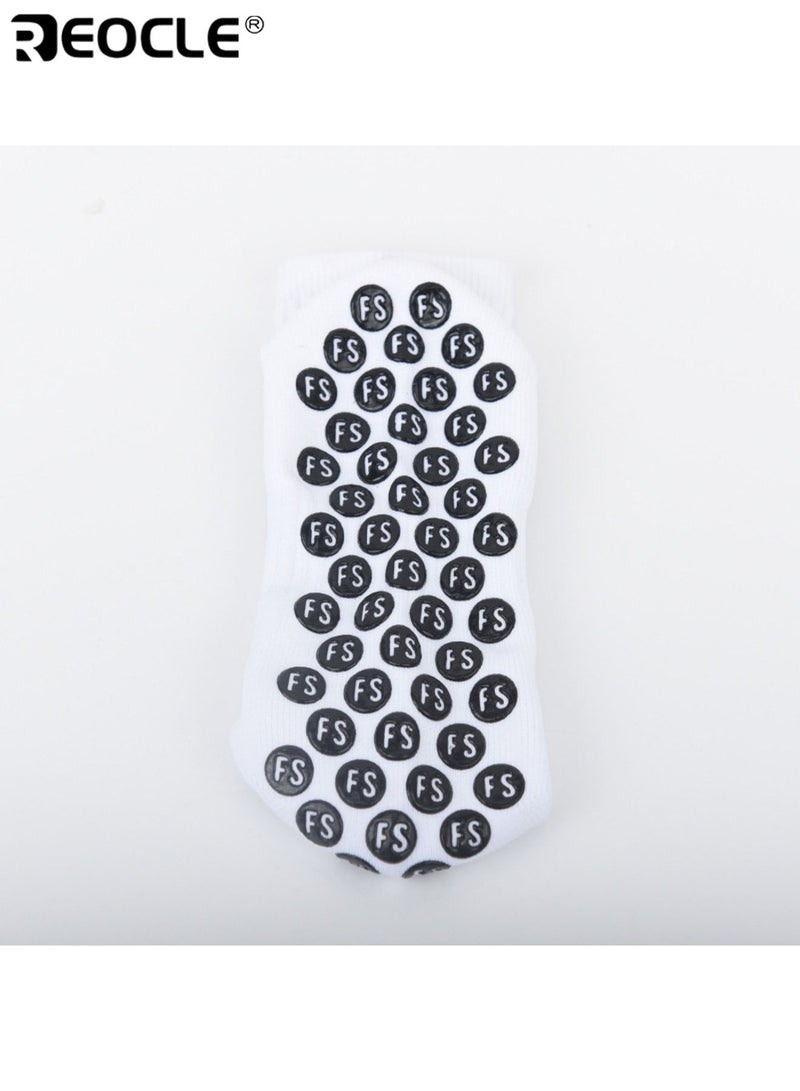 ريوكل ٥ جوارب كرة قدم رجالية نعل منشفة غير قابلة للانزلاق جوارب رياضية طاردة للرطوبة مقاومة للصدمات وقابلة للتنفس تصميم مناسب لرياضات مثل كرة القدم كرة السلة التزلج الرجبي - Image 4