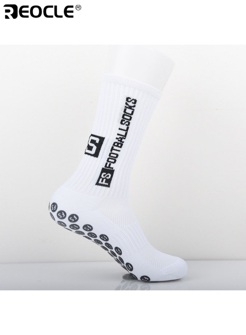 ريوكل ٥ جوارب كرة قدم رجالية نعل منشفة غير قابلة للانزلاق جوارب رياضية طاردة للرطوبة مقاومة للصدمات وقابلة للتنفس تصميم مناسب لرياضات مثل كرة القدم كرة السلة التزلج الرجبي - Image 5