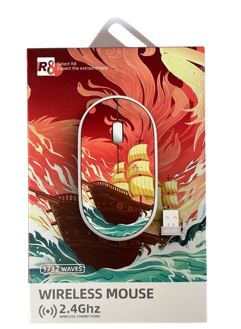 أر8 R8 ويفز اللاسلكي ماوس