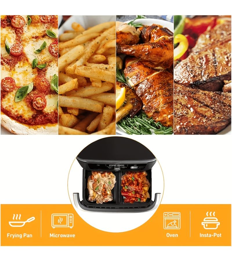 120 Pcs 1.37 Gal Disposable Air Fryer Liners Compatible with Air Fryers - Image 2