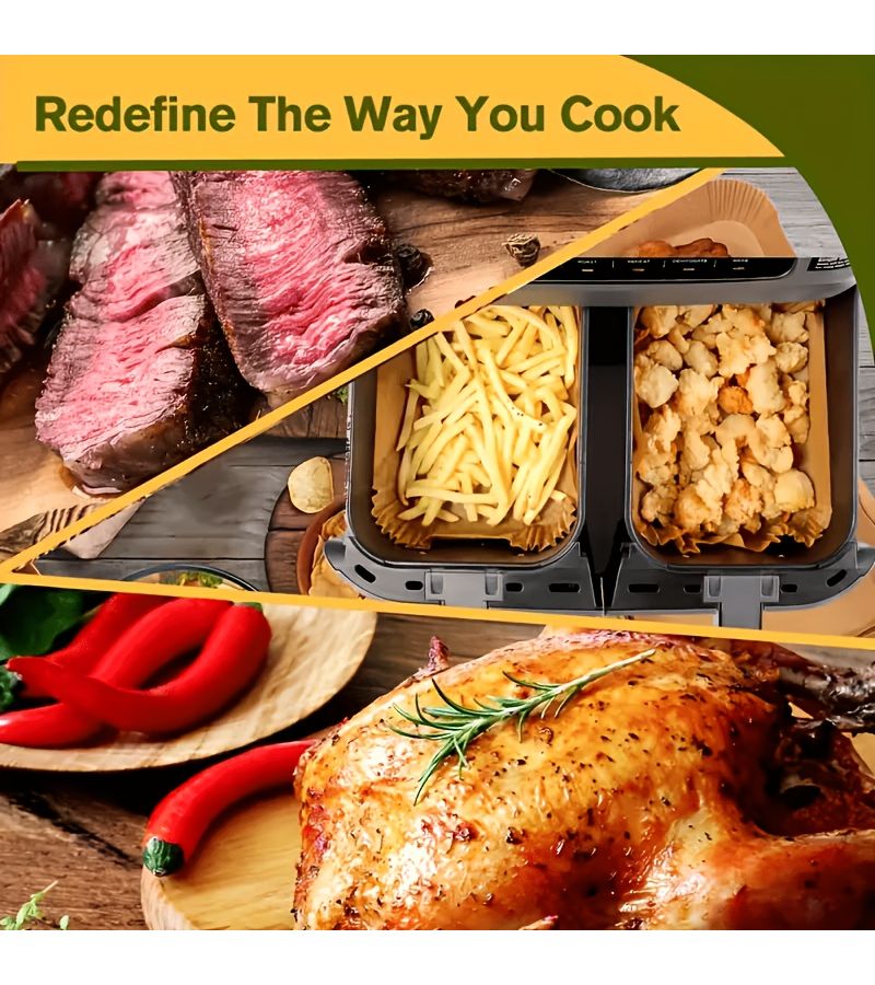 120 Pcs 1.37 Gal Disposable Air Fryer Liners Compatible with Air Fryers - Image 5