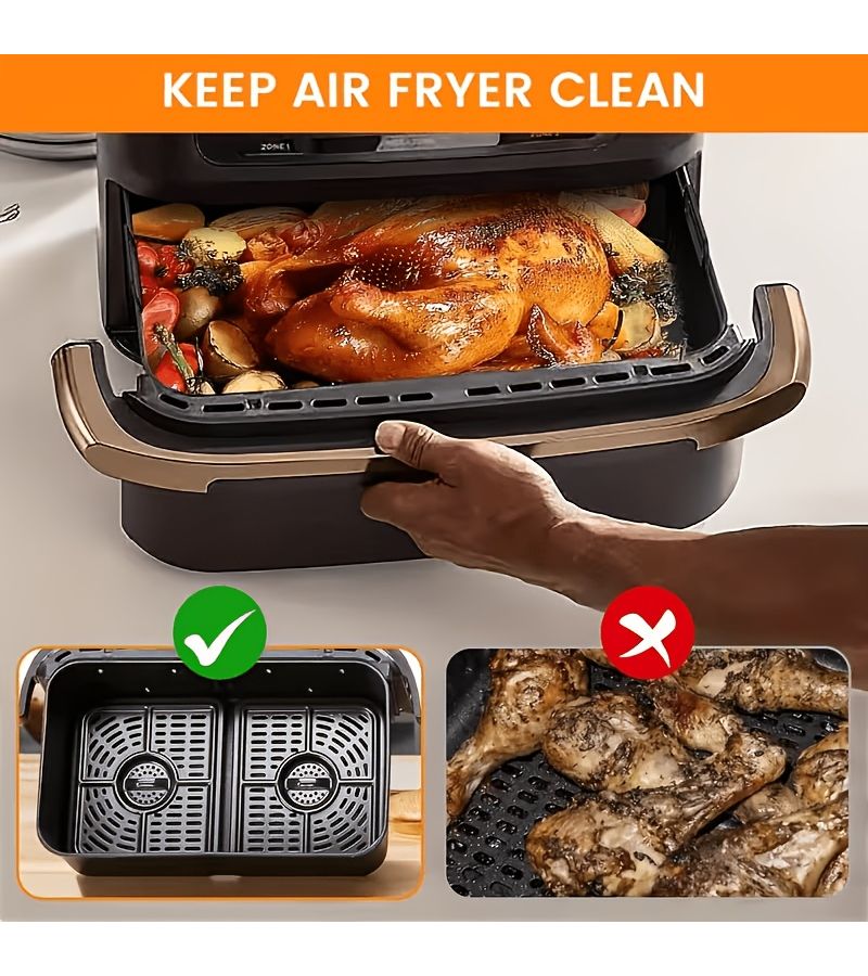 120 Pcs 1.37 Gal Disposable Air Fryer Liners Compatible with Air Fryers - Image 4