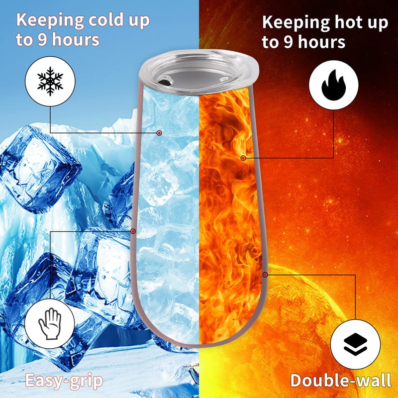 دي إتش كيو إتش Dhqh وصيفة الشرف اقتراح مجموعات صندوق الهدايا من العروس، هل ستكون وصيفة الشرف الخاصة بي، 6 أونصة من قبيلة العروس المصنوعة من الفولاذ المقاوم للصدأ نظارات الشمبانيا العازبة وحفلات السبا وهدايا الزفاف وحفلات الزفاف - Image 5