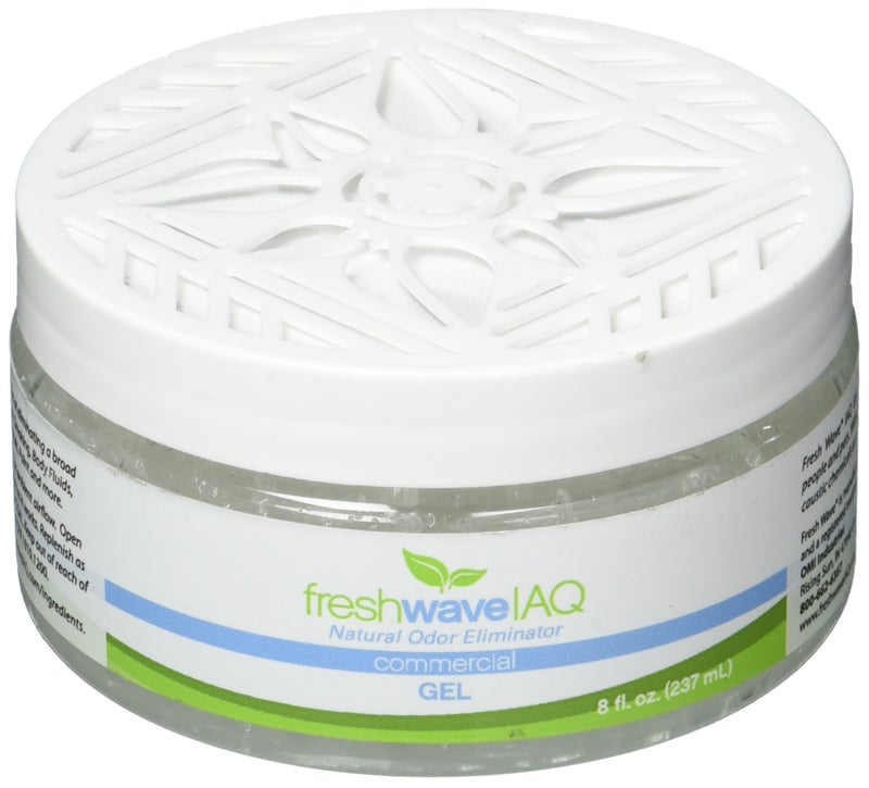 Fresh Wave IAQ Commercial Odor Eliminating Gel 8 Fl Oz Odor Absorbers for Home Safer Odor Relief Natural PlantBased Odor Eliminator Replace Every 1560 Days