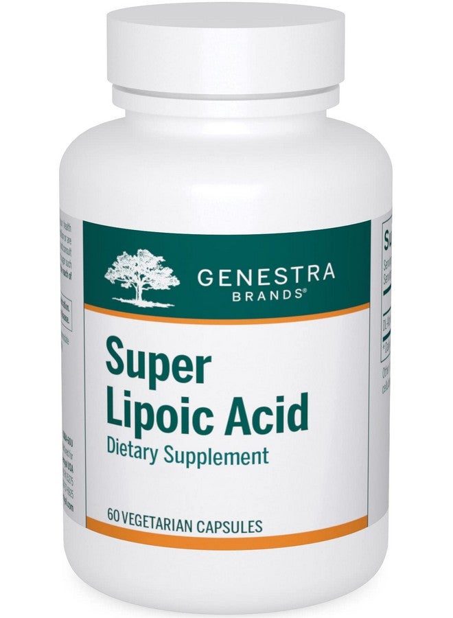 Genestra Brands Super Lipoic Acid - Alpha Lipoic Acid to Support Metabolism & Anxtioxidants - 60 Capsules - Image 1