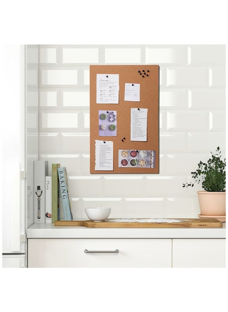 Generic Memo Board With Pins Cork For Office And Home To Gather Notes,  Reminders,  Pictures And Prints 52x33 cm  - Image 5