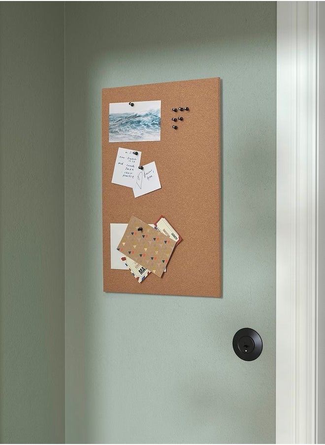Generic - Memo Board With Pins Cork For Office And Home To Gather Notes,  Reminders,  Pictures And Prints 52x33 cm - Image 1