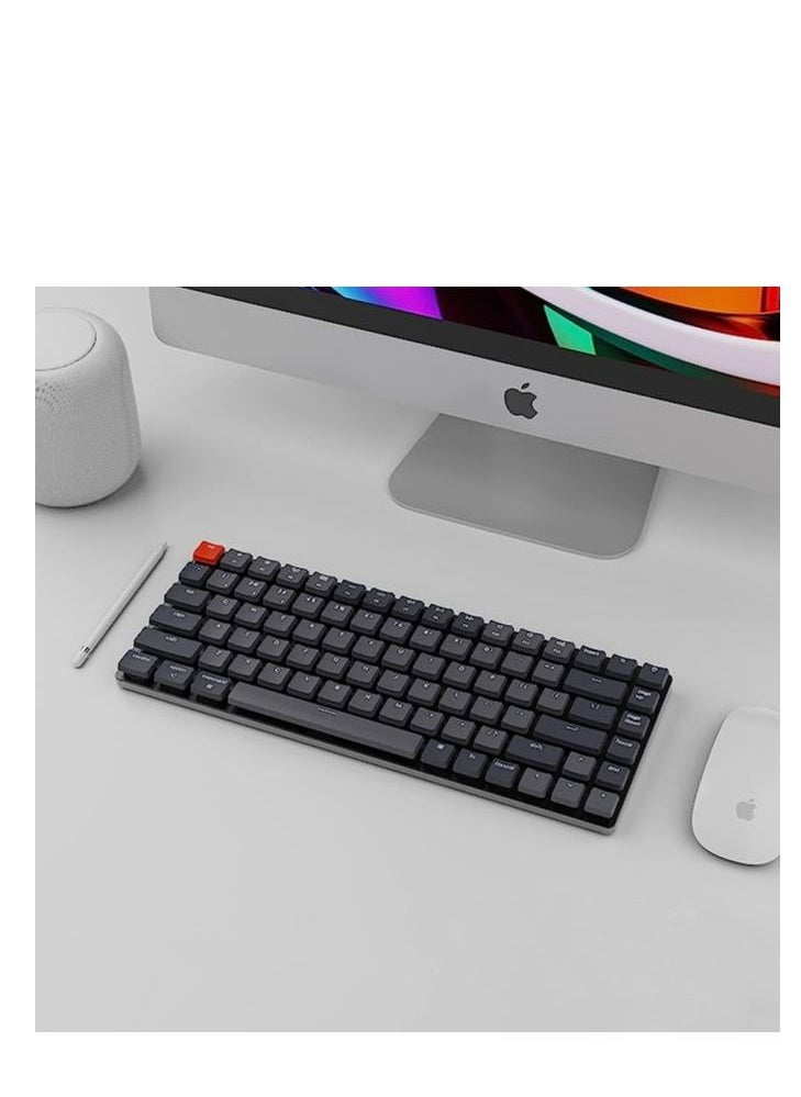 Glorious GMMK Pro Prebuilt Black-Glorious Modular Mechanical Keyboard Pro-ANSI/USA Layout Fox Linear Switch - GPBT White Keycaps (White) -High Profile Gasket Mounted Prebuilt Premium RGB 75% Keyboard
