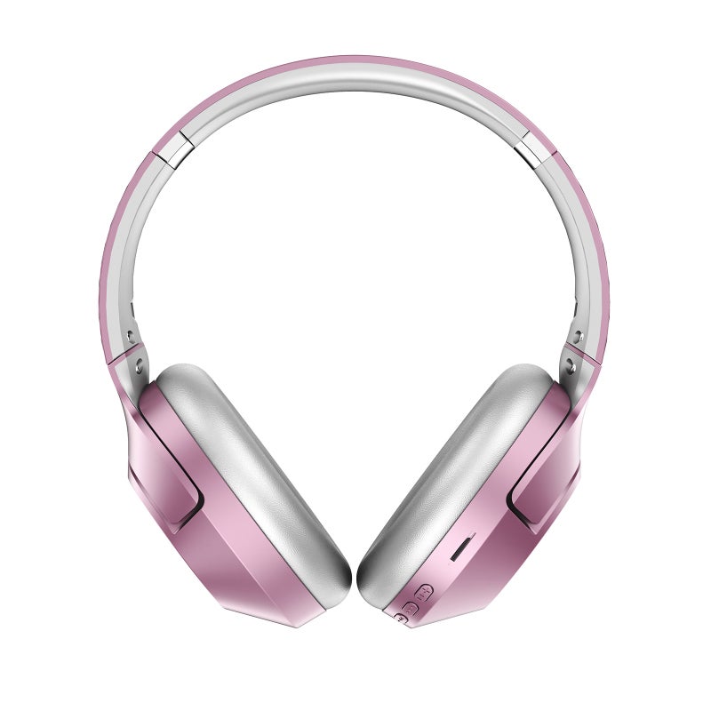 Over Ear Music Headset BT5.0 Wireless Headphones With Microphone - Real-Time Audio Monitoring For Focused Memorization - Noise Reduction Call Center Earphone For Computers Phones - Image 3
