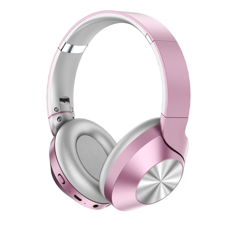 Over Ear Music Headset BT5.0 Wireless Headphones With Microphone - Real-Time Audio Monitoring For Focused Memorization - Noise Reduction Call Center Earphone For Computers Phones - Image 4