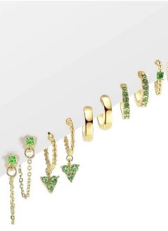 Shein 5pairs Rhinestone Decor Hoop Earrings  - Image 3