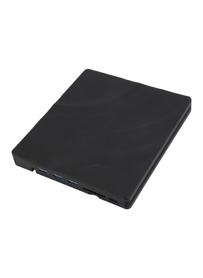 Thoraya Type-A/Type-C USB3.0 portable CD/DVD ROM +/-RW disk player, burner, card reader, writer adapter 7-in-1 USB3.0*1+USB*2+card reader TF/SD+Type-C multi-function docking station mobile multi-function optical drive  - Image 5