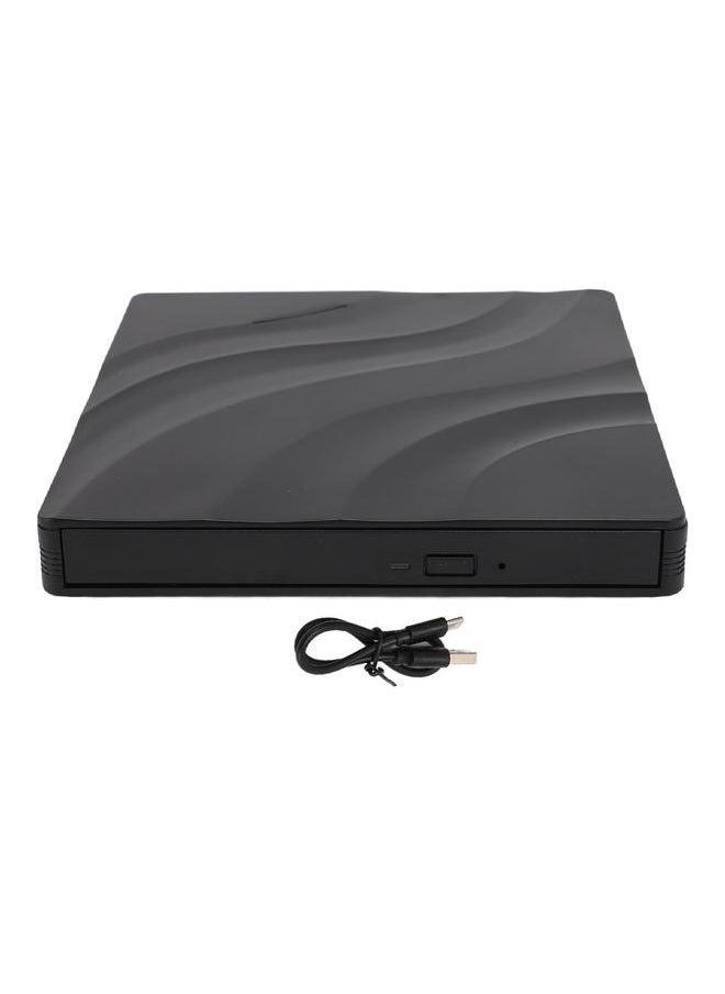 Thoraya Type-A/Type-C USB3.0 portable CD/DVD ROM +/-RW disk player, burner, card reader, writer adapter 7-in-1 USB3.0*1+USB*2+card reader TF/SD+Type-C multi-function docking station mobile multi-function optical drive  - Image 1