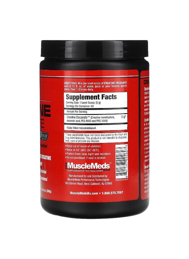 MUSCLEMEDS MuscleMeds, Creatine Decanate, Unflavored, 10.58 oz (300 g)  - Image 2