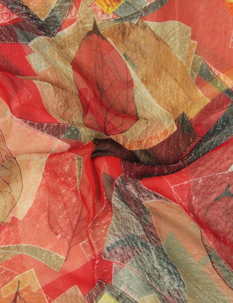 PANTONIGHT Long Chiffon Sheer Scarf Gradient Shaded Colors Lightweight Scarf For Womens - Image 4