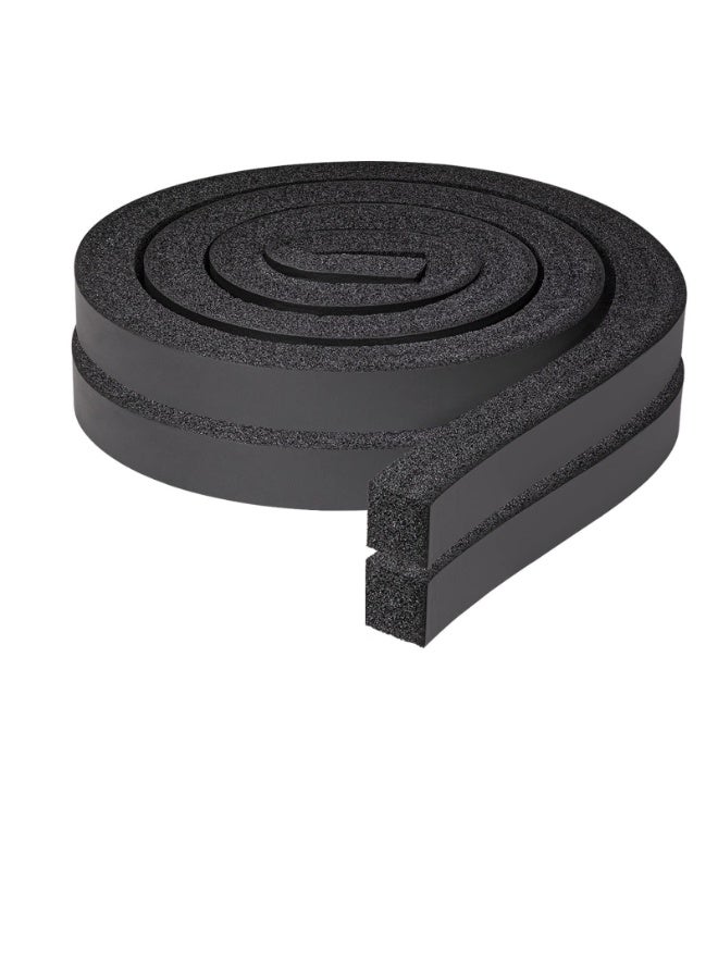 Generic 2PCS Open Cell Foam Air Conditioner Insulation Seal Strip 1"x1", Non-Adhesive Air Conditioning Weather Strip, 6.6 Feet Long  - Image 1