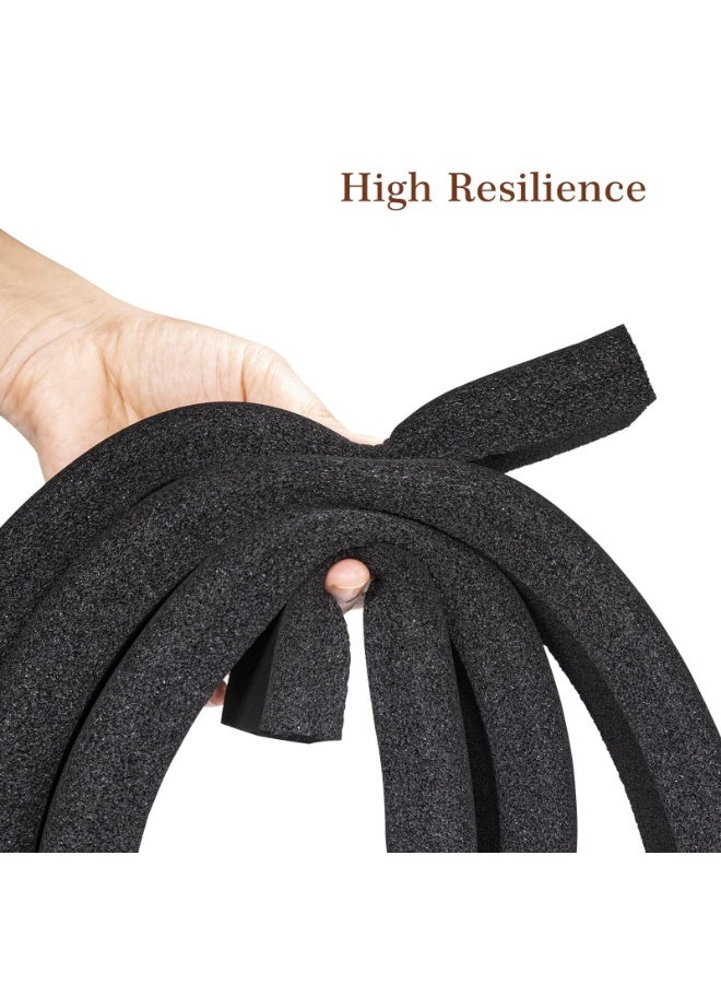 Generic 2PCS Open Cell Foam Air Conditioner Insulation Seal Strip 1"x1", Non-Adhesive Air Conditioning Weather Strip, 6.6 Feet Long  - Image 3