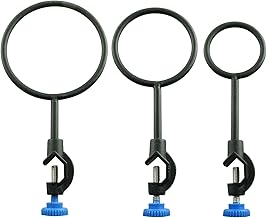 JCBIZ JCBIZ Lab Stand Support Retort Ring Set 60mm 80mm 100mm, Lab Metalware Equipment  - Image 1