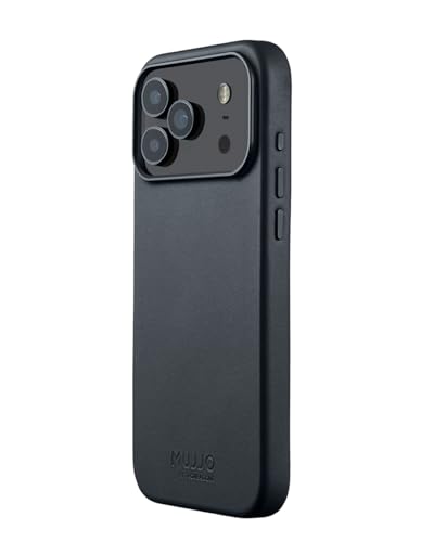 Mujjo Leather Case for iPhone 17 Pro Max MagSafe Compatible Basalt Blue - Image 1