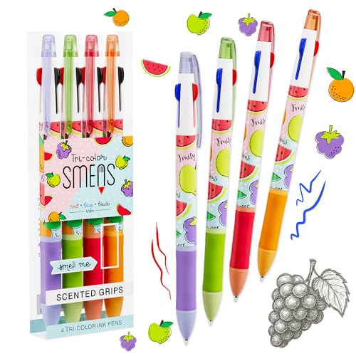Scentco Tri-Color Smens- Patented Gourmet Scented Pens, 4 Count - Image 1